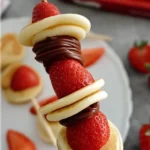 Erdbeer-Püfferchen-Spieße
