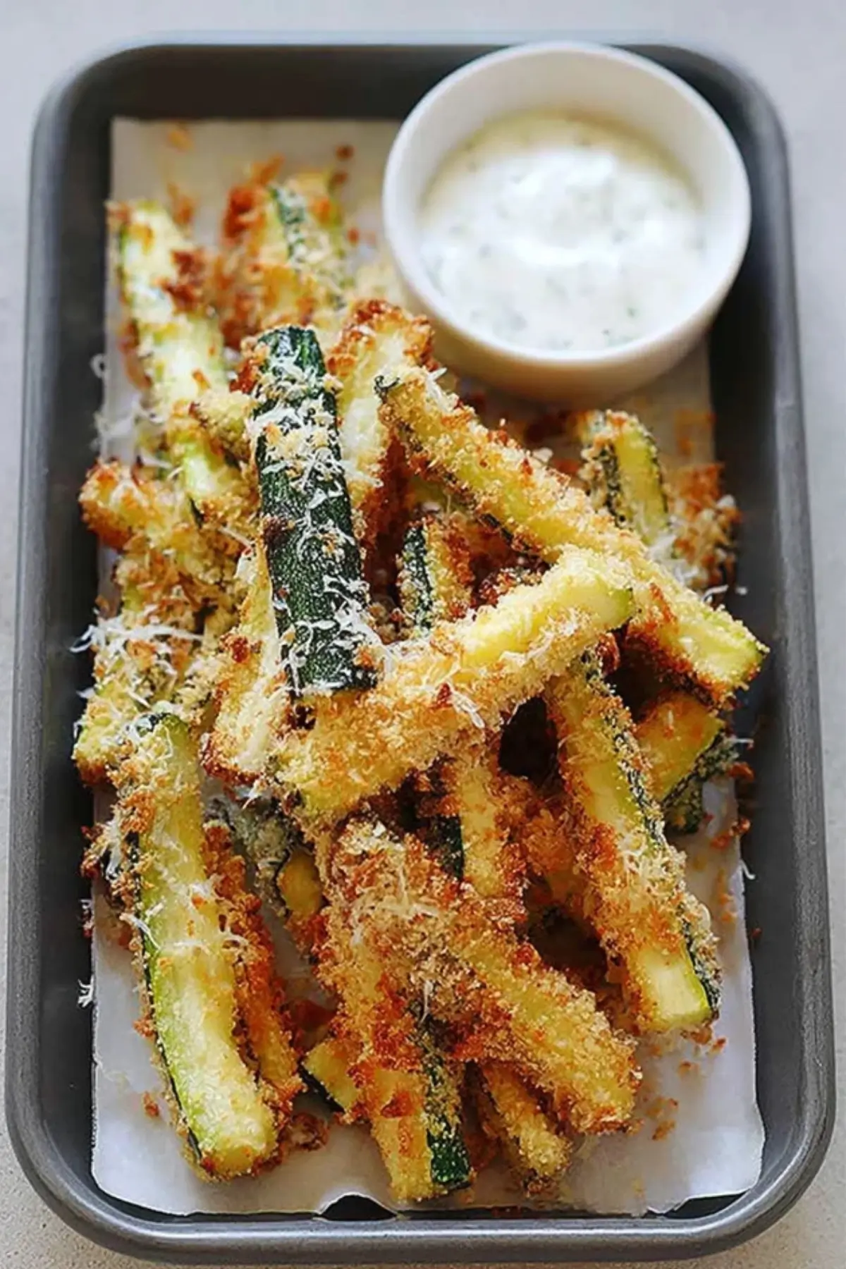 Parmesan-Zucchini-Pommes