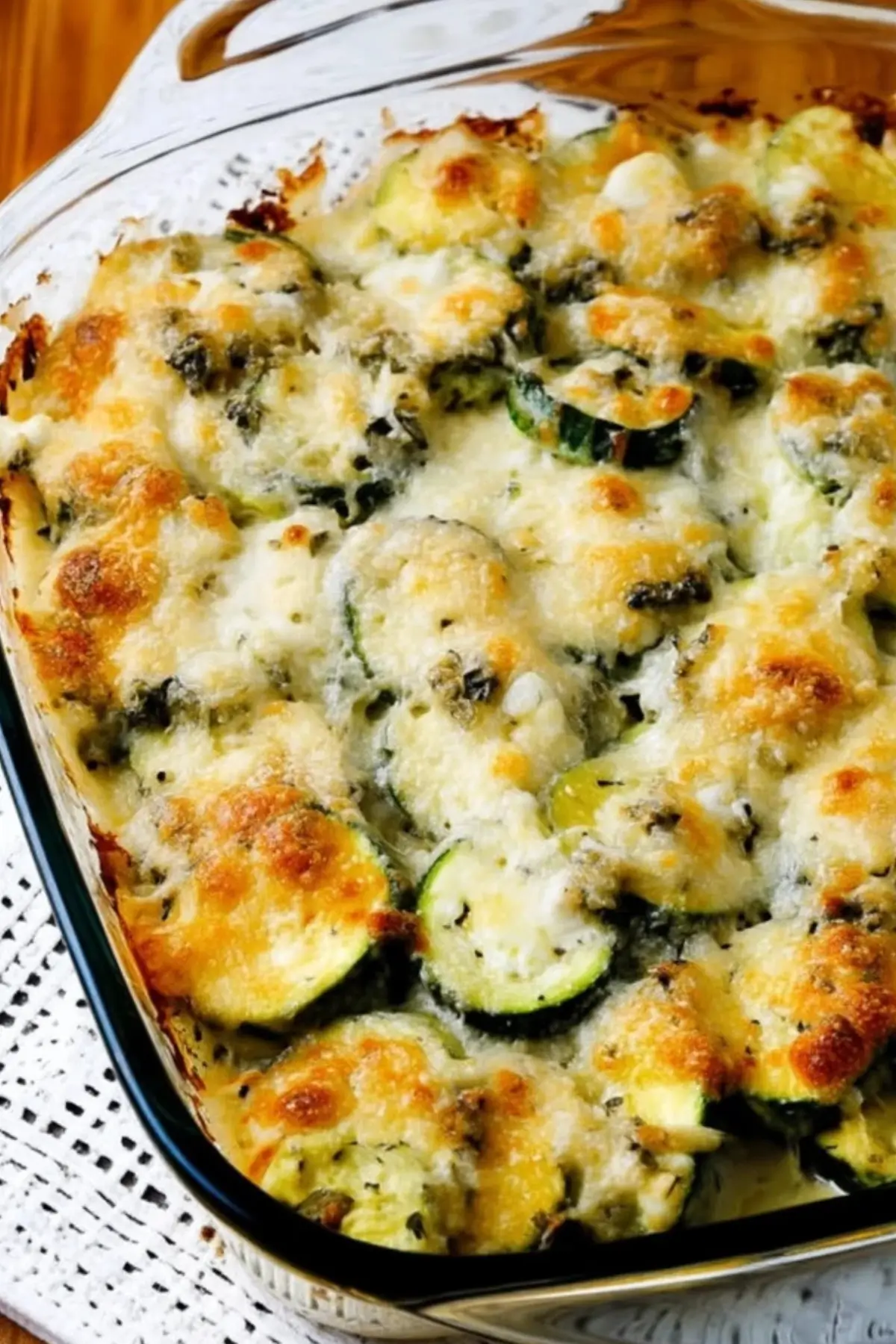 Käsiger Zucchini-Auflauf