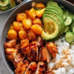 Honig-Hähnchen-Bowls