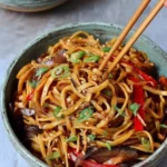 Gebratene Asia-Nudeln