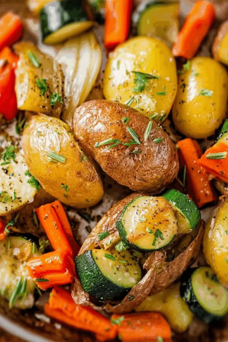 Ofenkartoffeln mit Gemüse