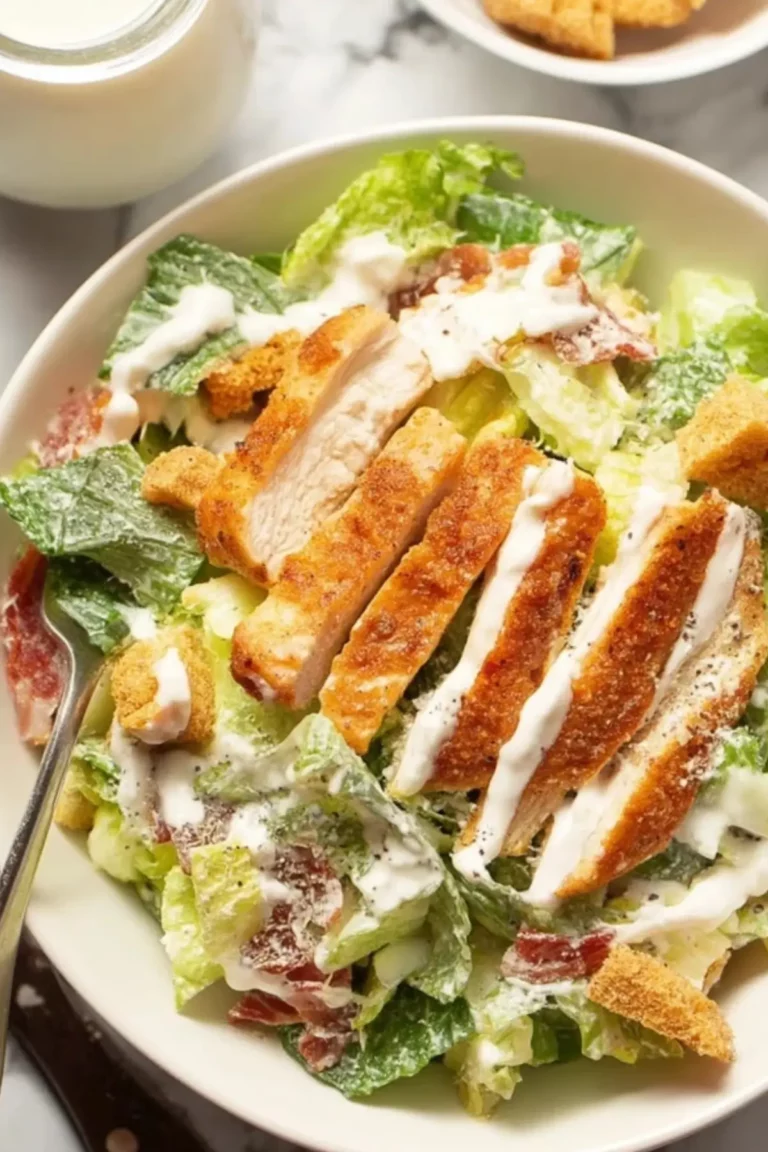 Caesar-Salat mit Hähnchen