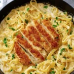 Hähnchen-Fettuccine Alfredo