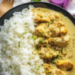 Honig Senf Hähnchen mit Reis