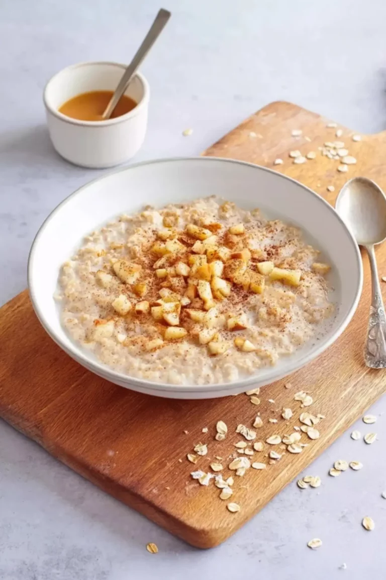 Apfel-Zimt-Porridge