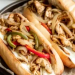 Hähnchen Cheesesteaks