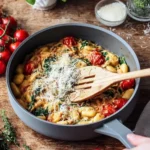 Cremiges Orzotto mit Babyspinat