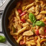 one pot pasta mit hähnchen