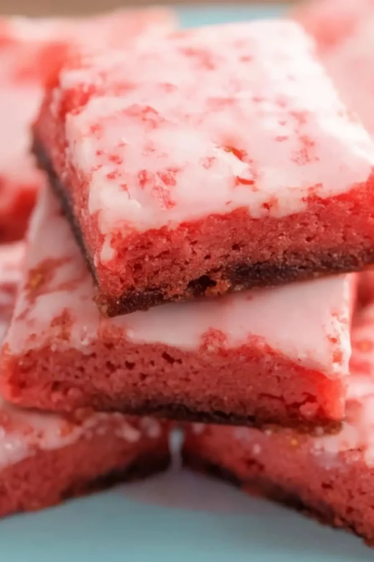 erdbeer brownies
