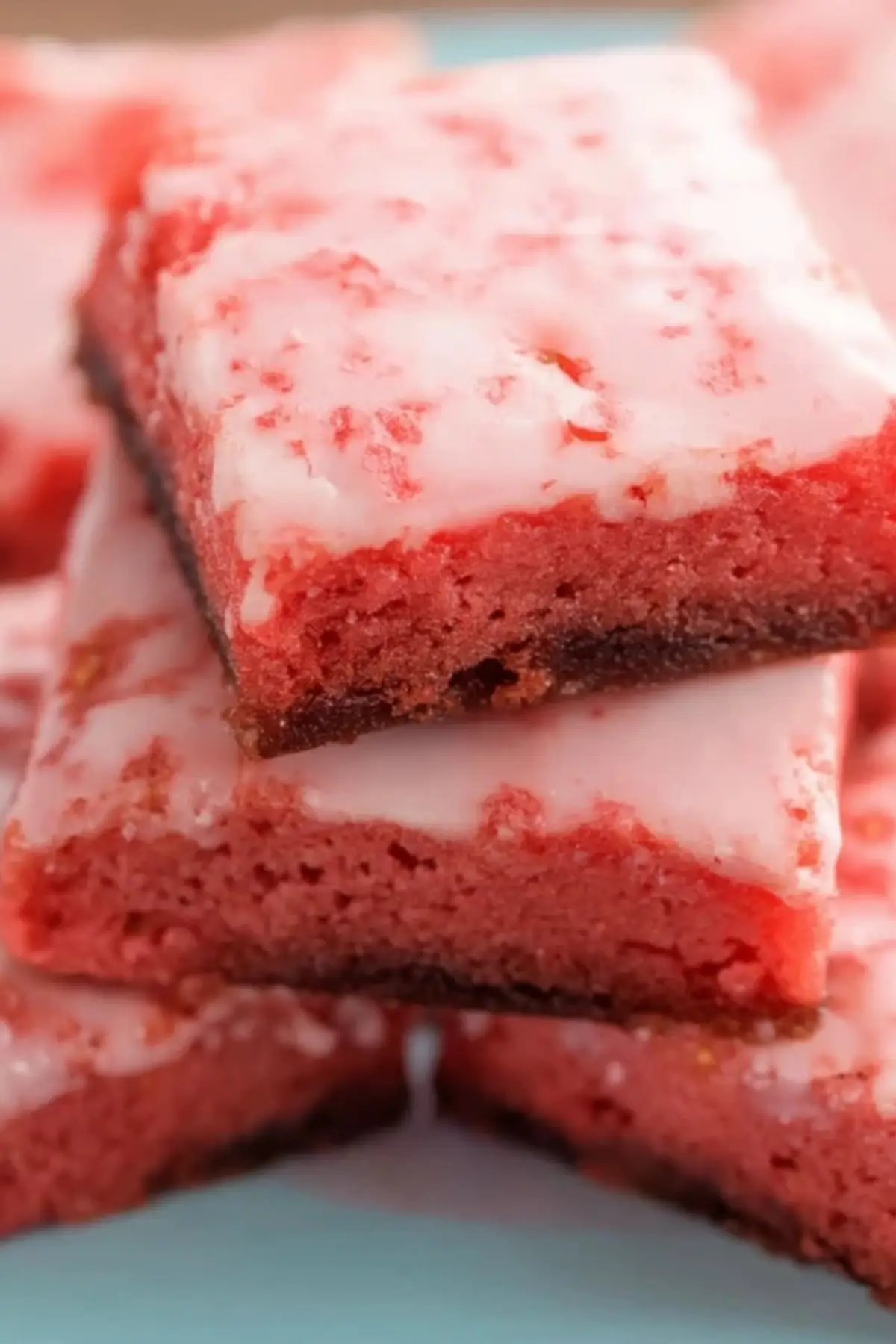 erdbeer brownies