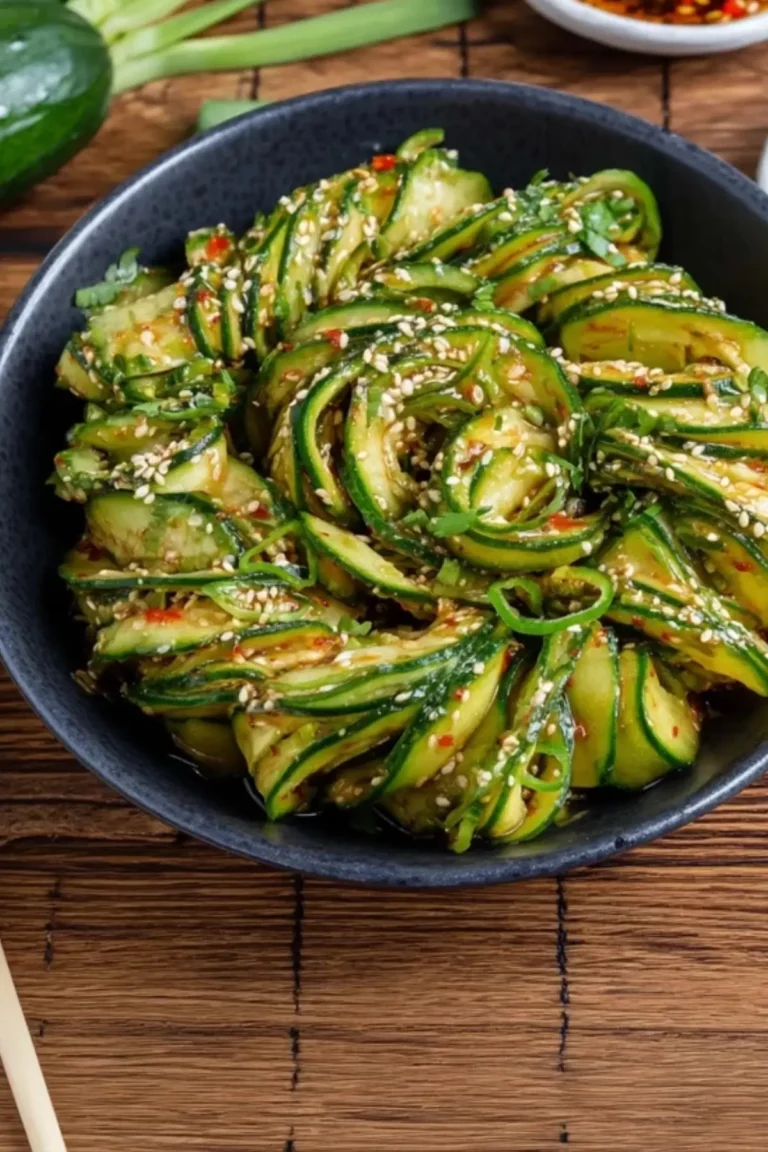 asiatischer gurkensalat spirale