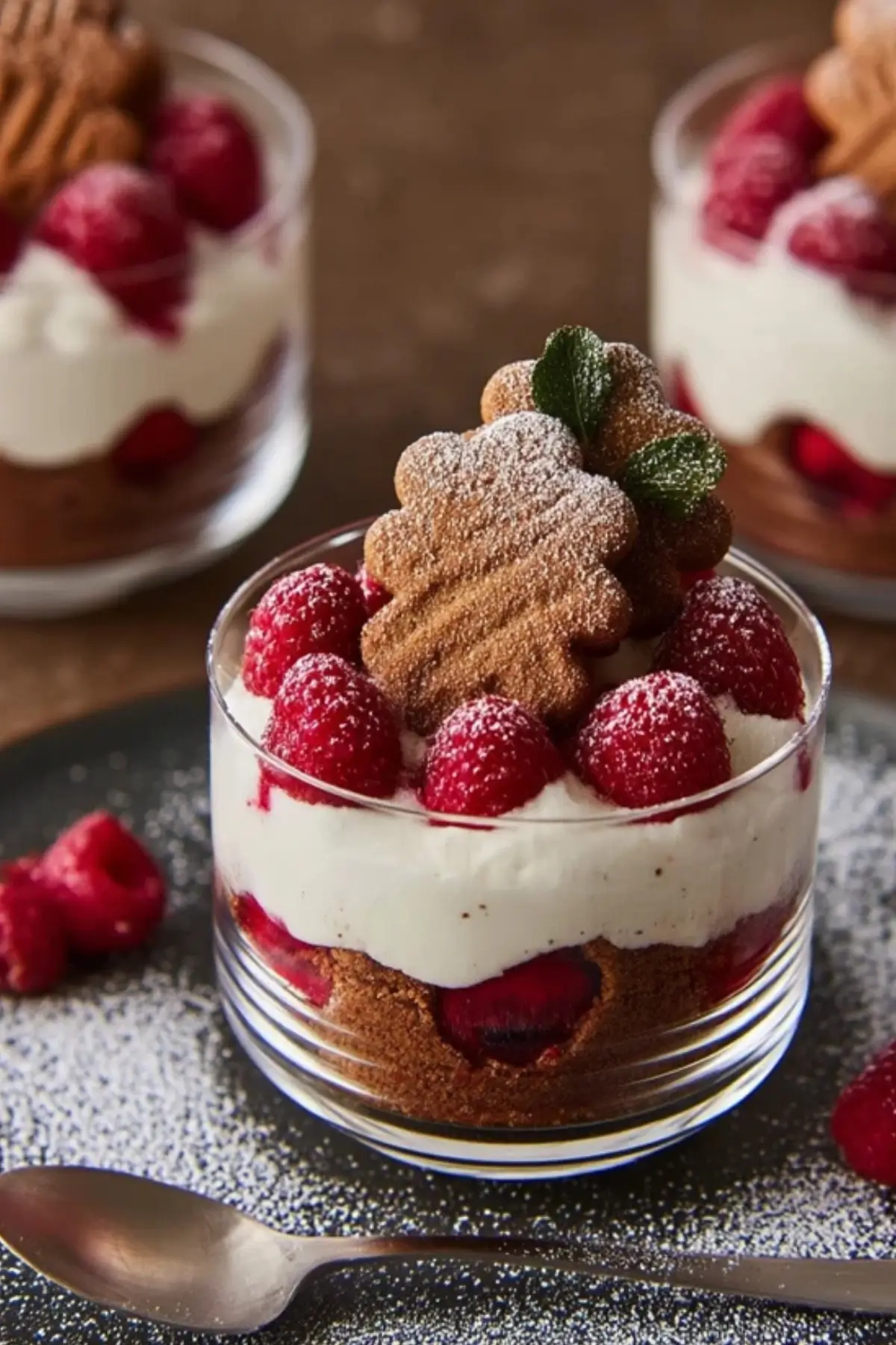 himbeer spekulatius dessert