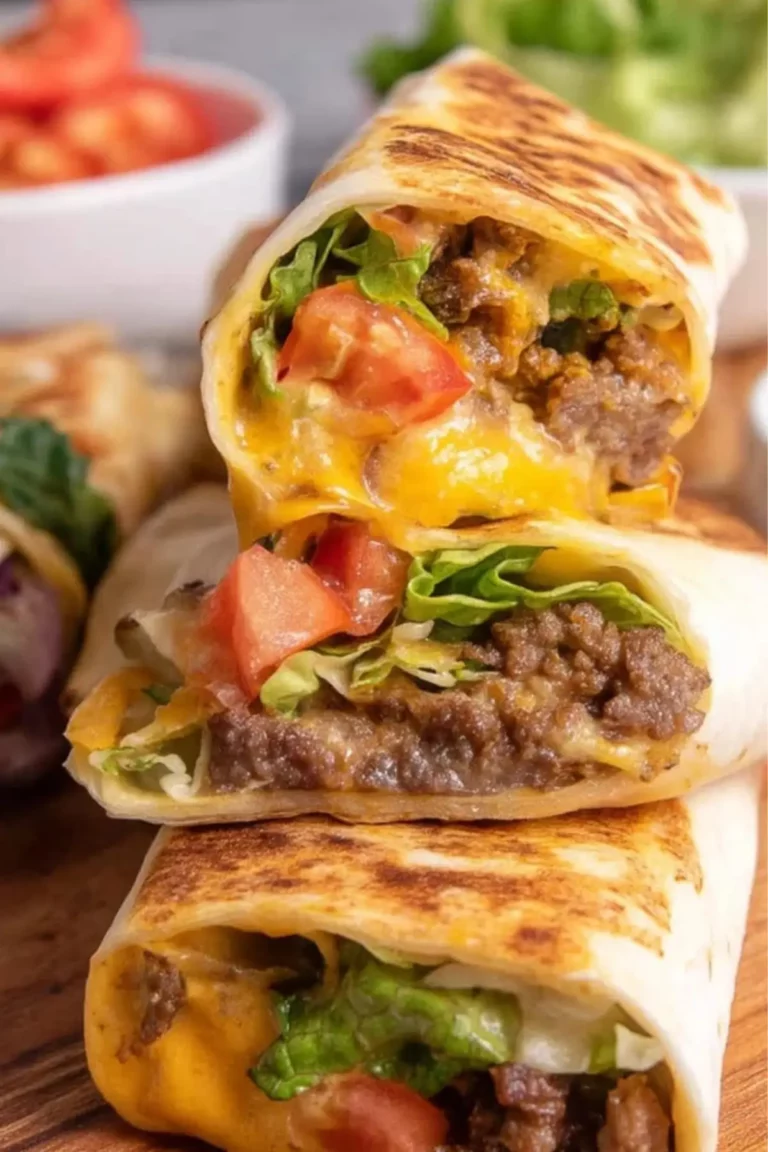 Cheeseburger Wraps