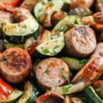 bratwurst zucchini pfanne