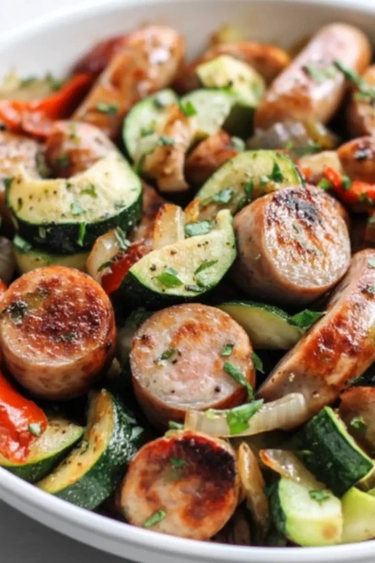 bratwurst zucchini pfanne