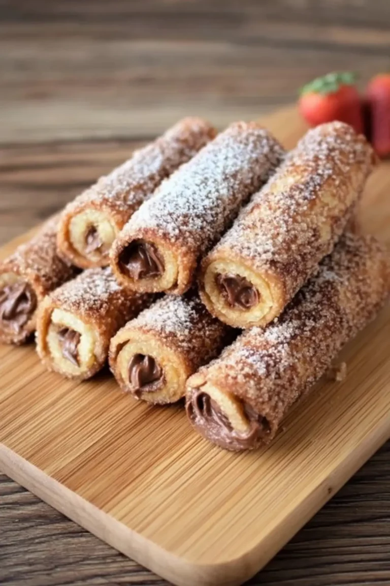 French Toast Rolls mit Nutella und Zimt