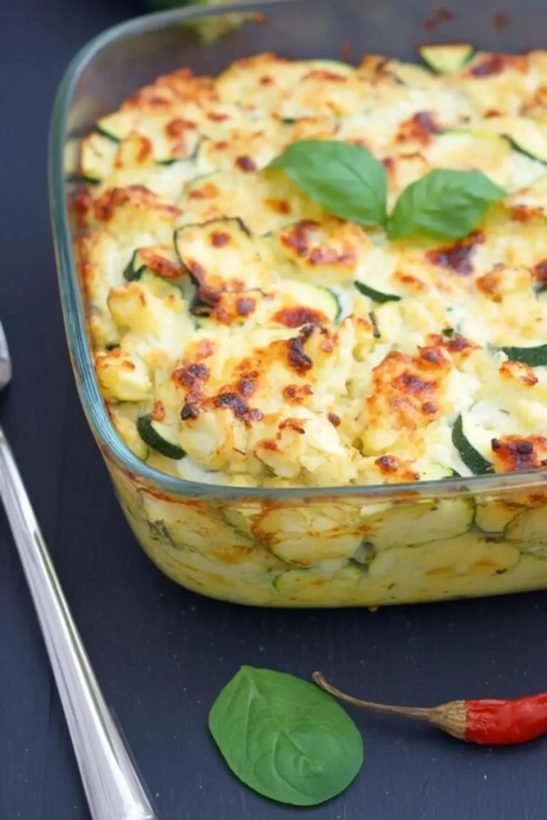 zucchini auflauf low carb