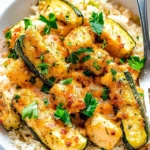 Gebackenes Hähnchen mit Zucchini