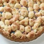 apfel pudding kuchen mit streuseln