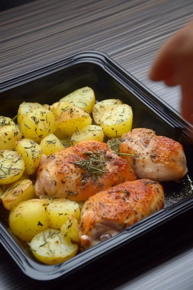 Hähnchen mit Kartoffeln