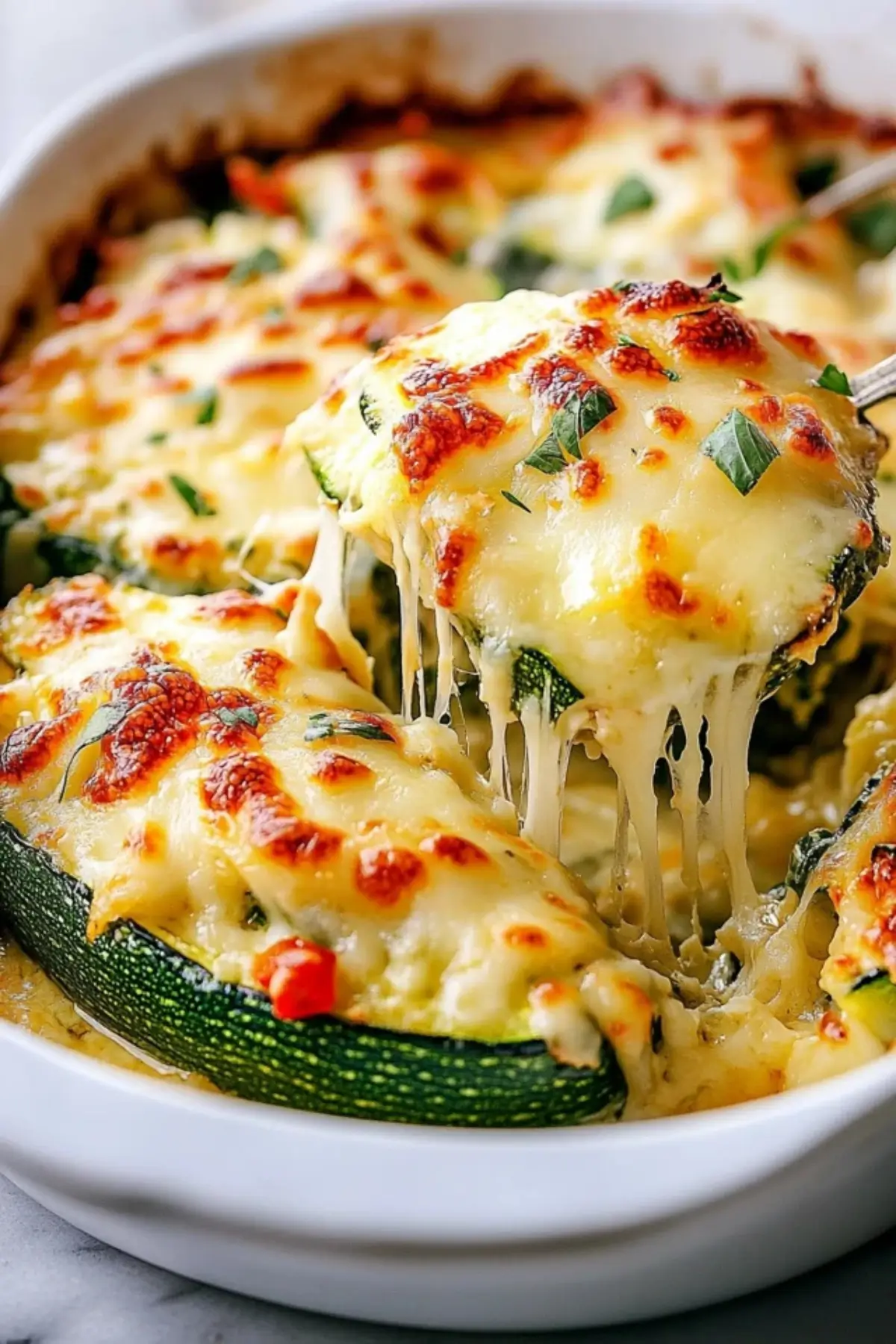 Gebackene Zucchini mit Käse