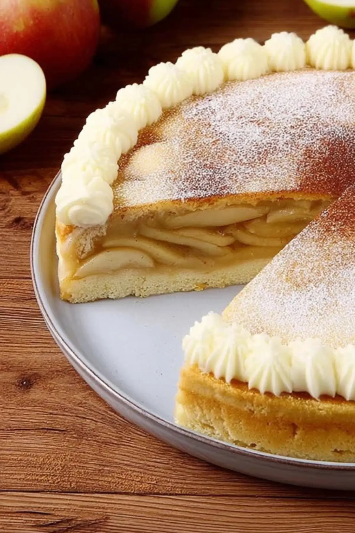 Apfelkuchen mit Schmandcreme