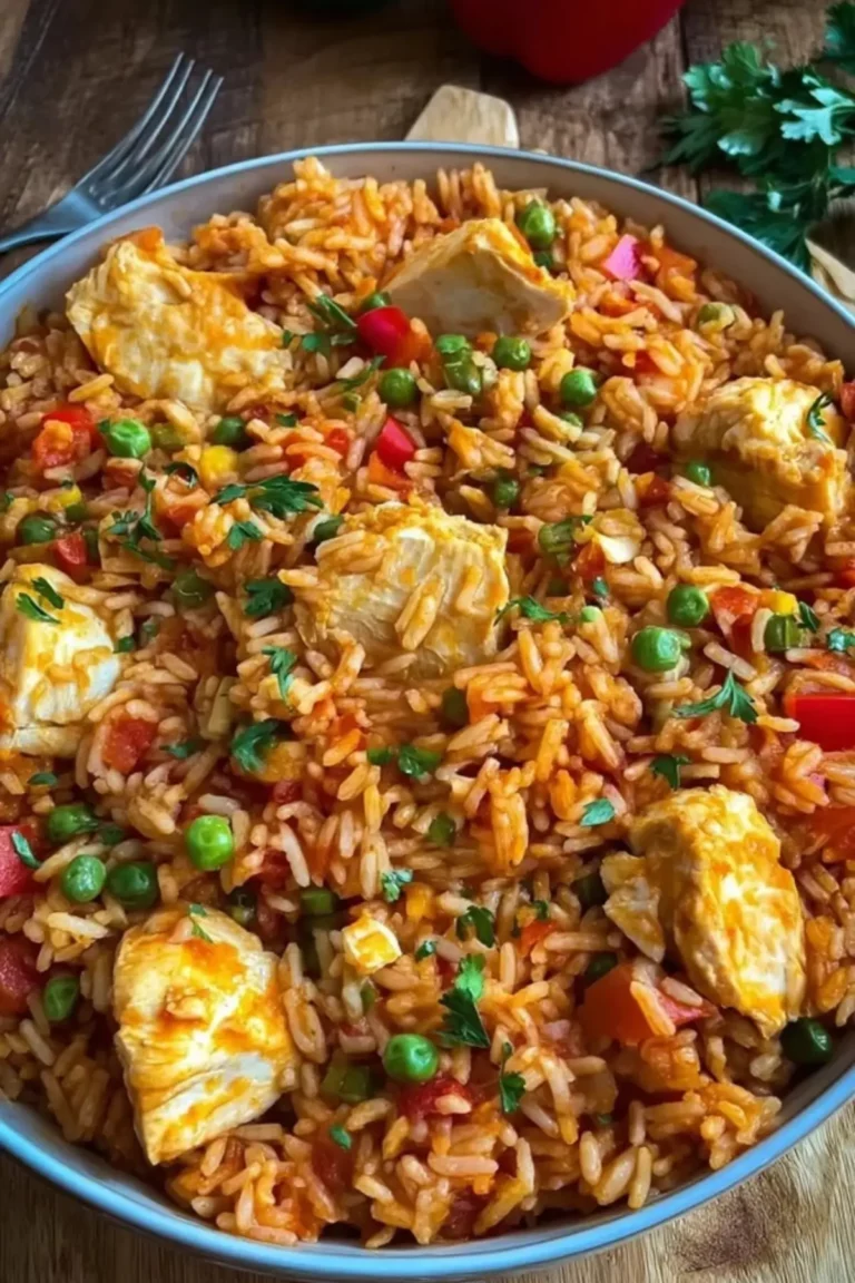 serbisches reisfleisch mit hähnchen