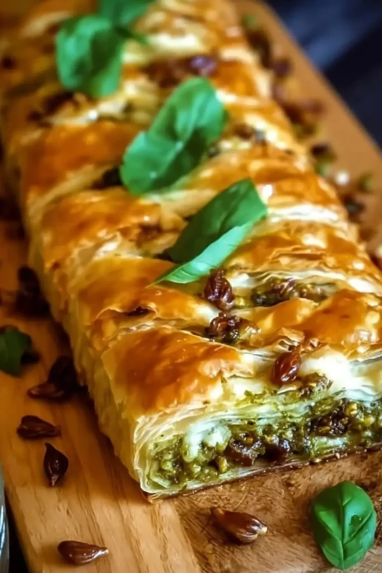 pesto strudel blätterteig