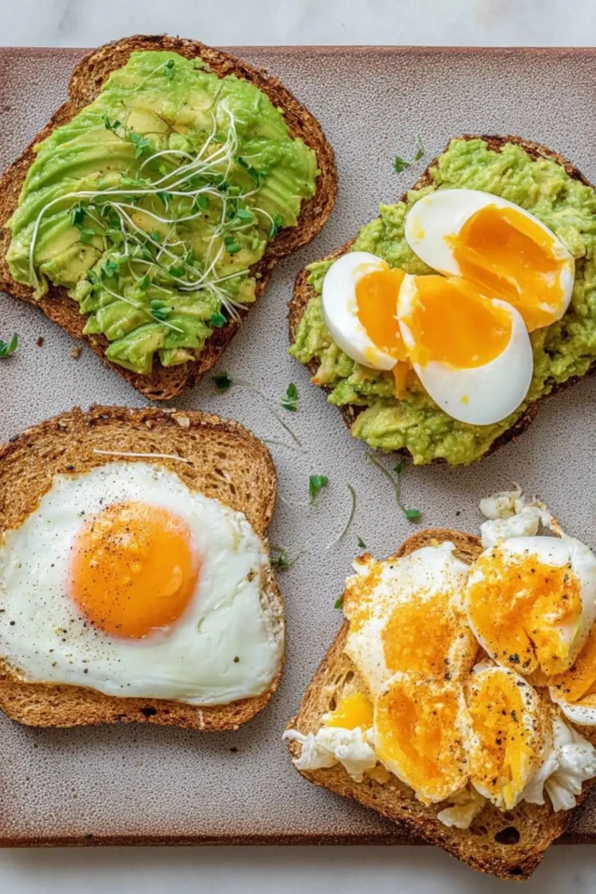 Avocado-Toast mit Ei