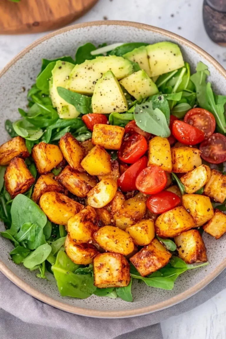 salat mit ofenkartoffeln rezept