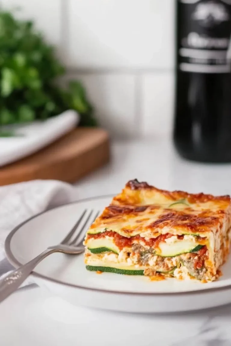 keto lasagne mit zucchini