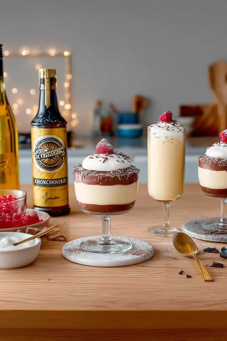 Schokokuss-Eierlikör-Blitzdessert
