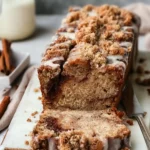 Veganes Zimt-Strudel Bananenbrot mit Streusel