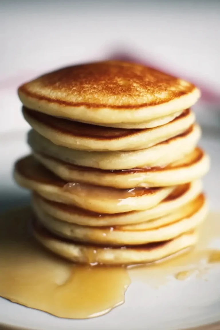 Vegane Pfannkuchen mit Apfelmus