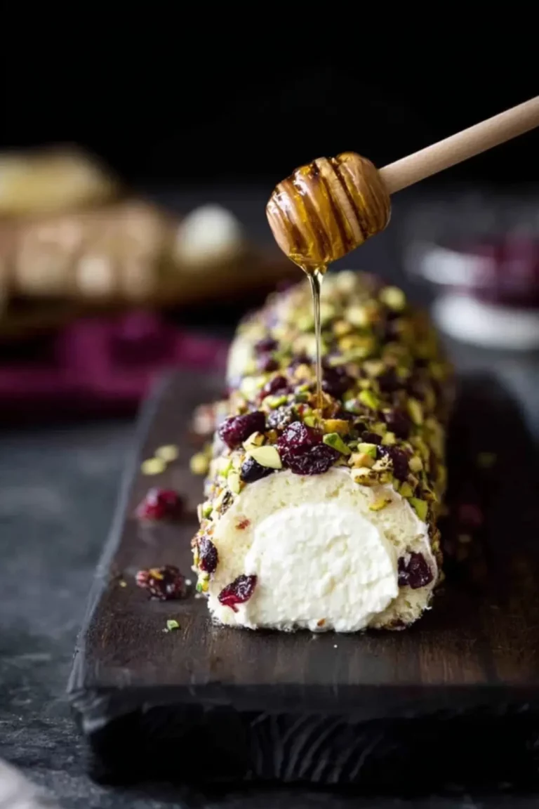 frischkäserolle mit cranberries