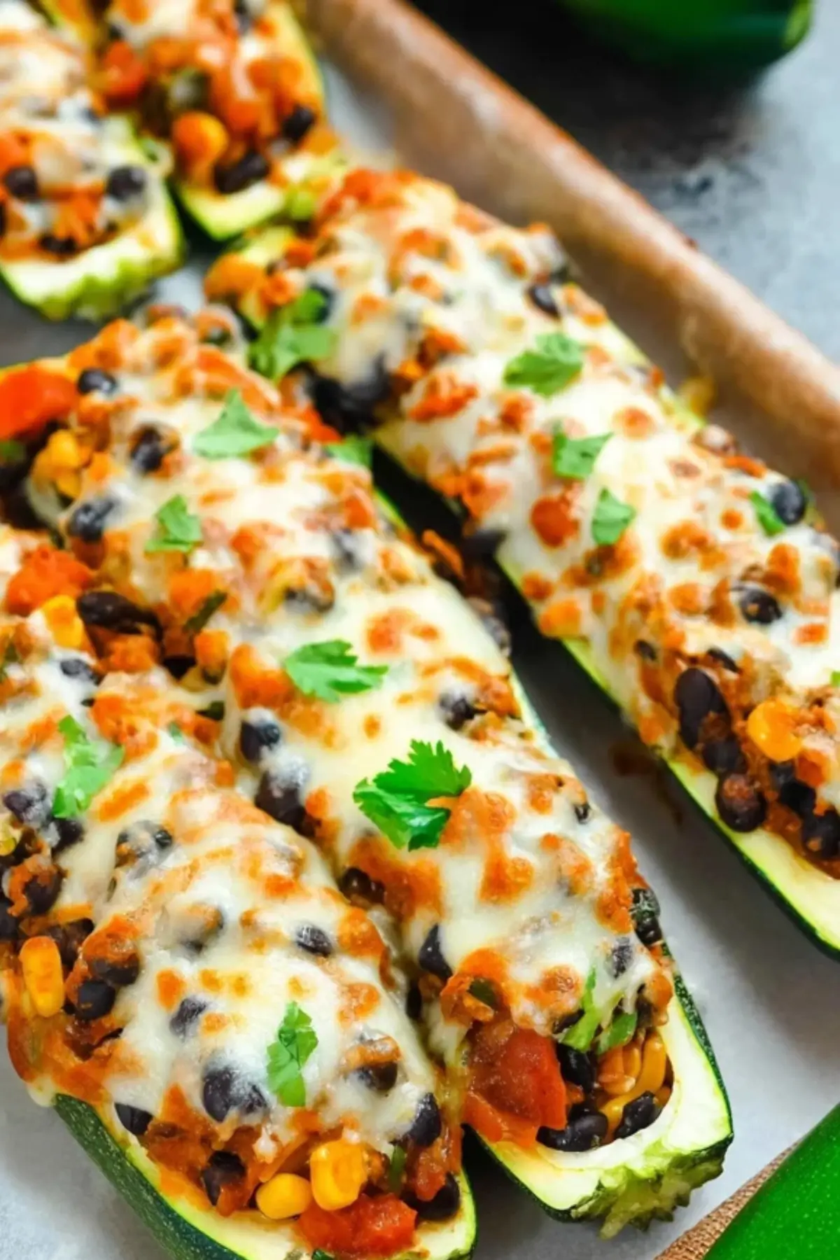mexikanische zucchini boote