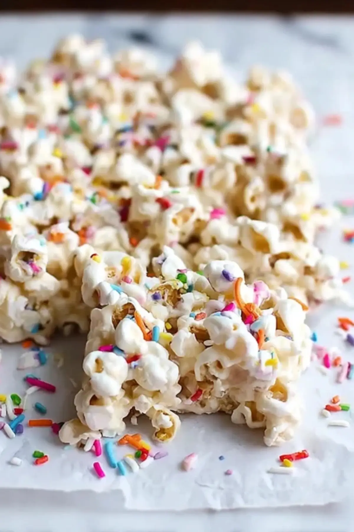 funfetti popcorn snacks