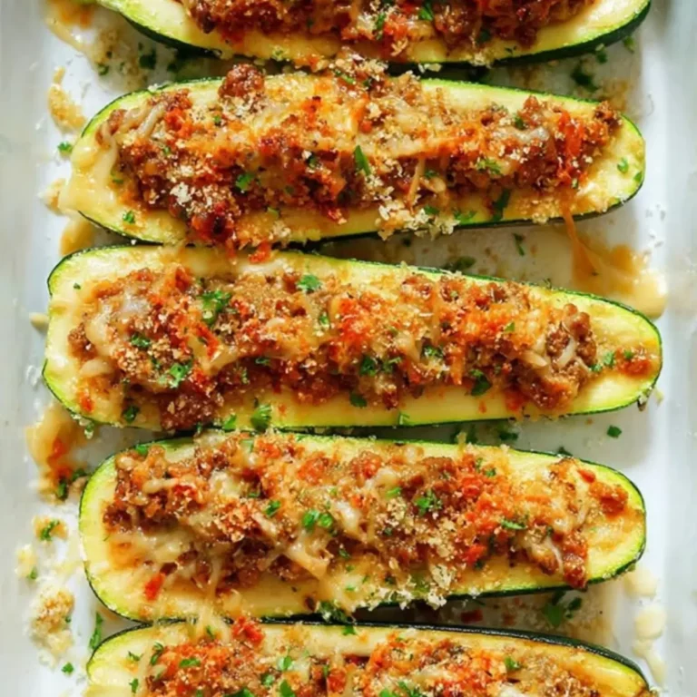 Gefüllte Zucchini vegetarisch