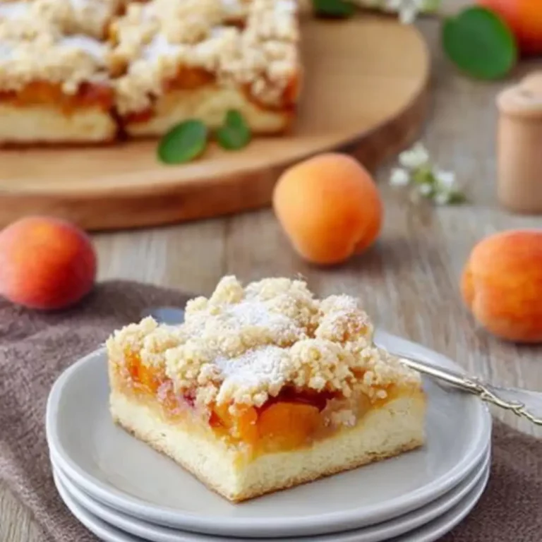 Marillen Topfenkuchen mit Streusel (1)