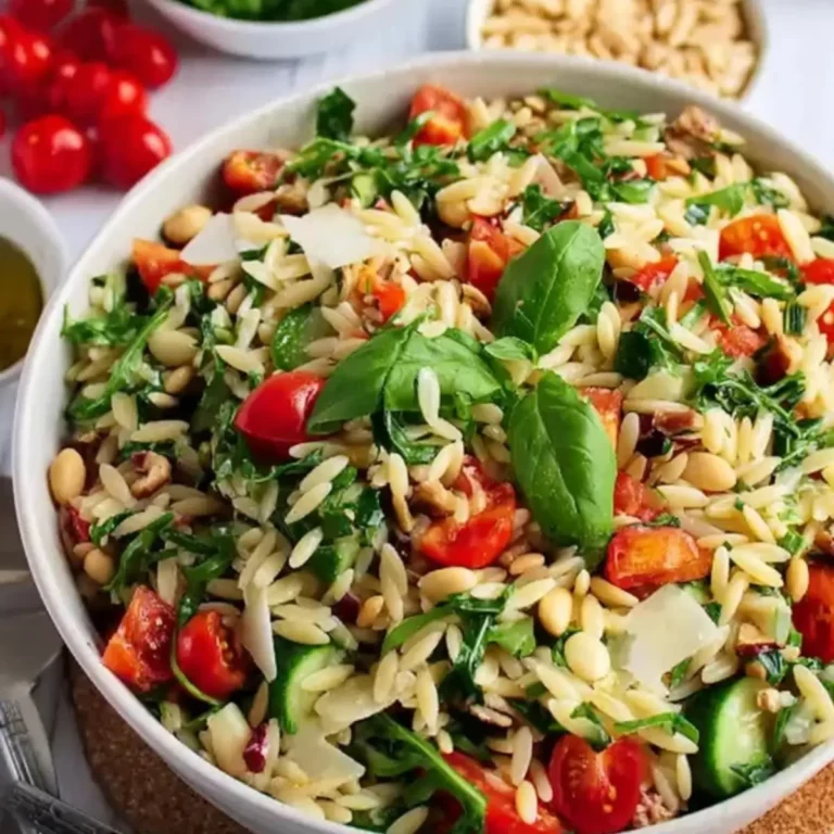 Mediterraner Orzo Salat