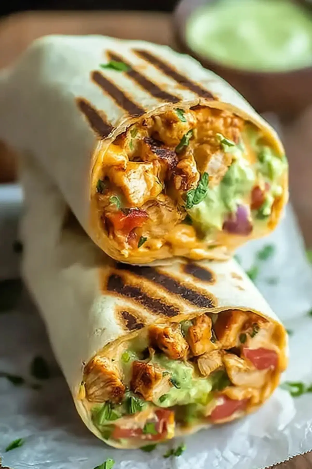 chipotle ranch chicken burrito