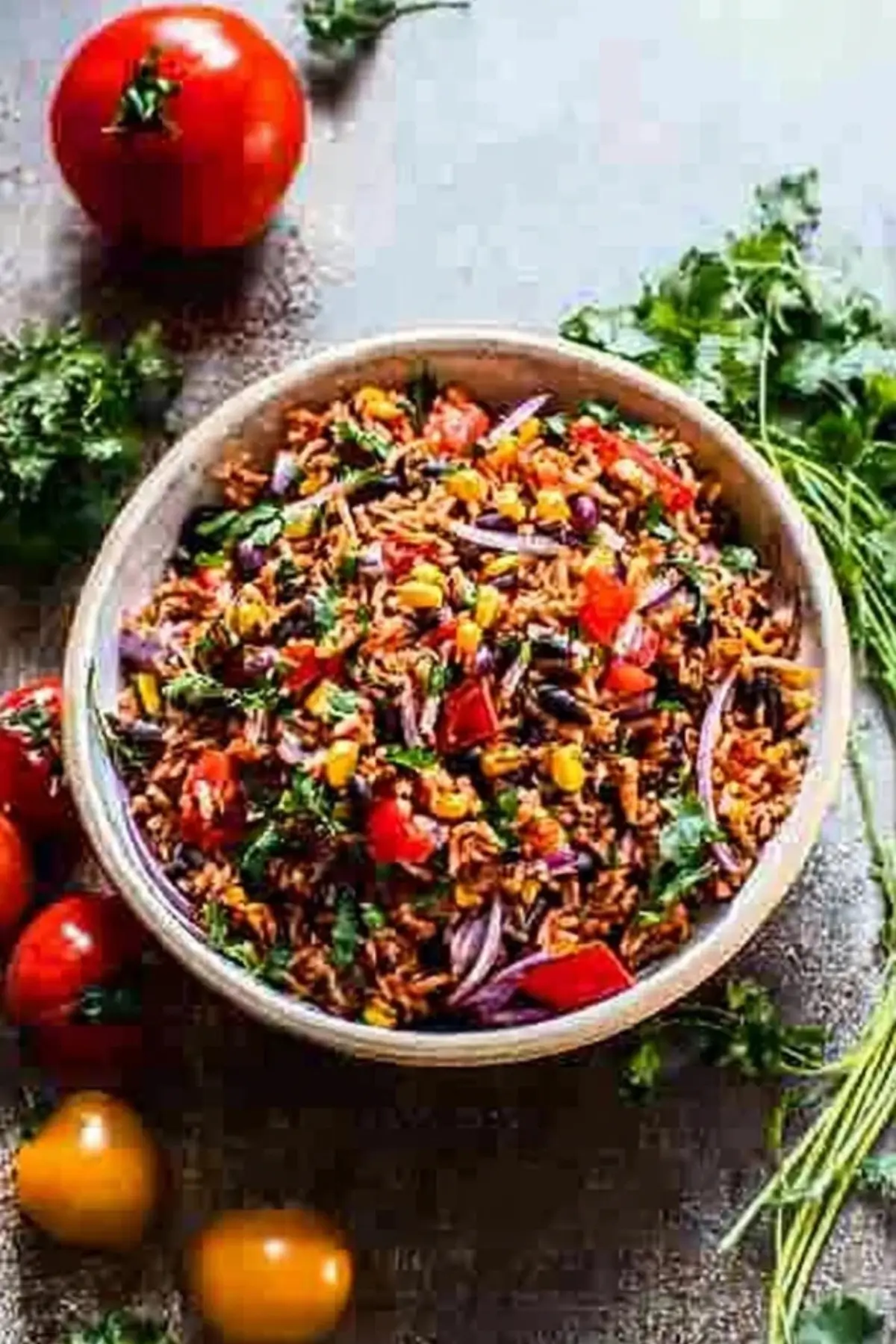 mexikanischer Reissalat
