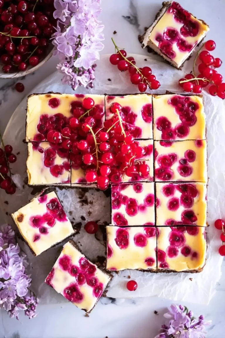 "Johannisbeer-Käsekuchen á la russischer Zupfkuchen "