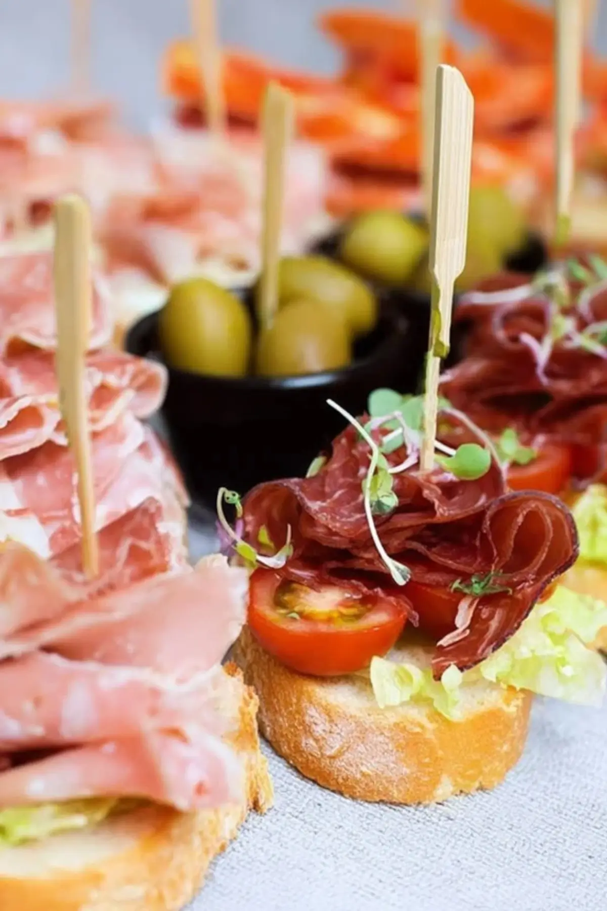 Kalte Häppchen für Party, einfache Rezepte für Snacks