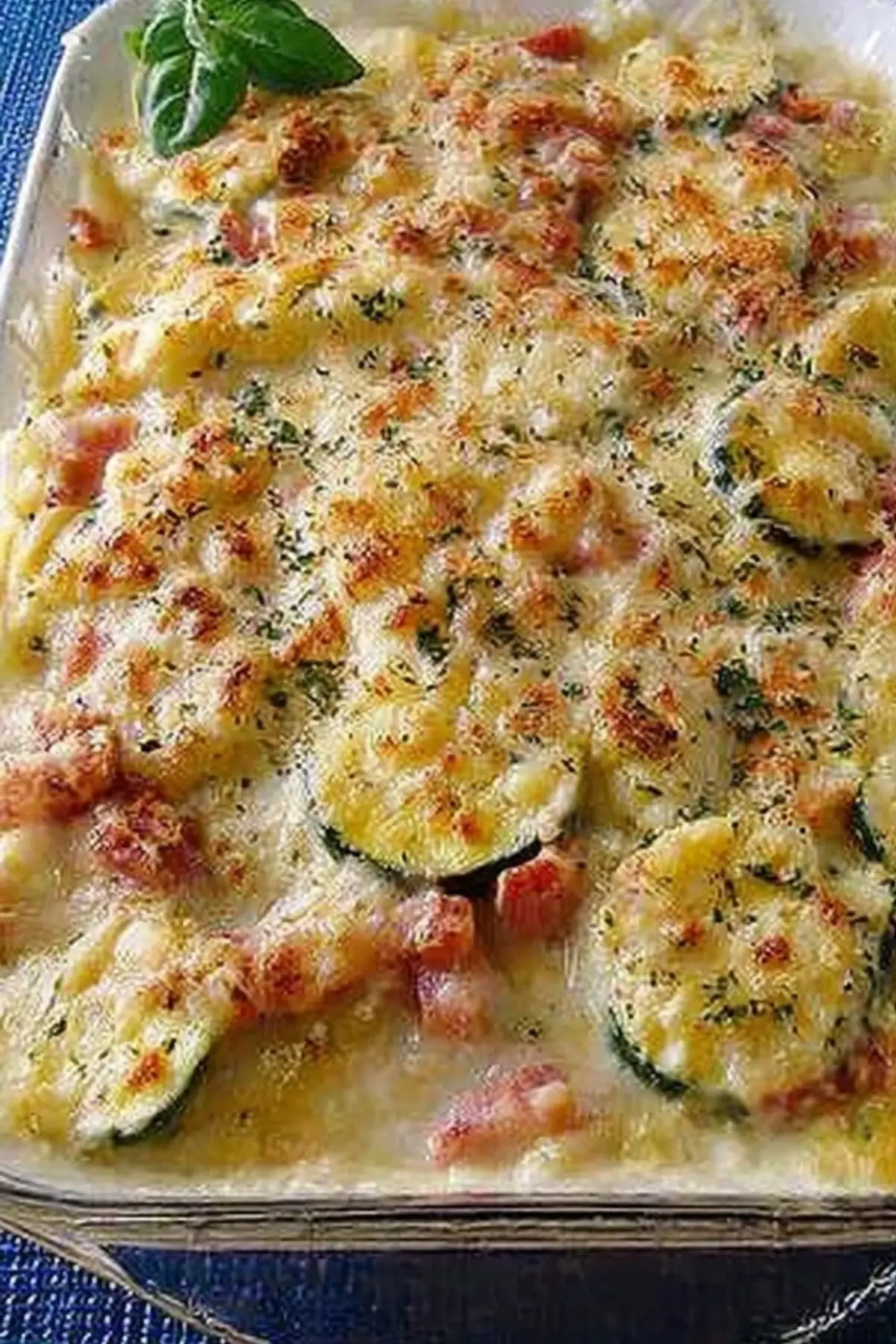 Zucchini Schinken Auflauf – leckeres und einfaches Rezept
