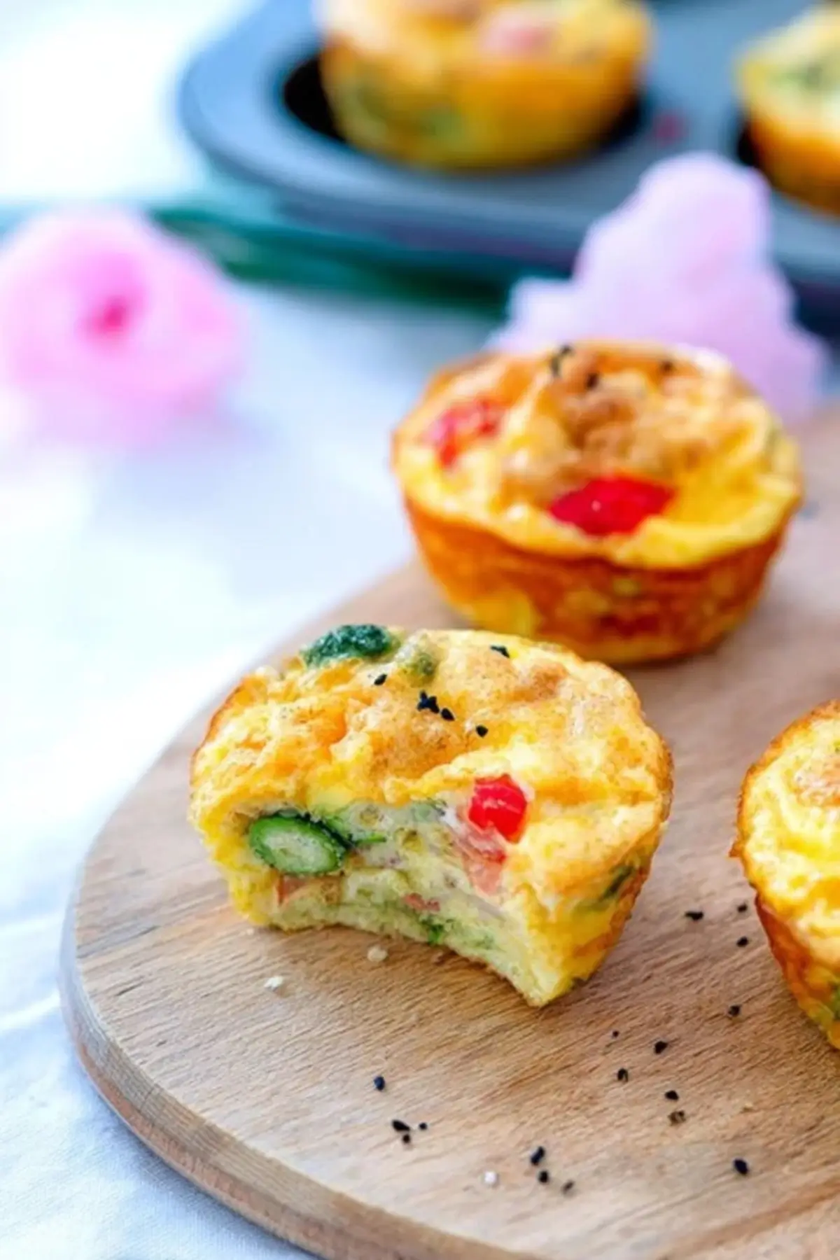 Eiermuffins mit Gemüse