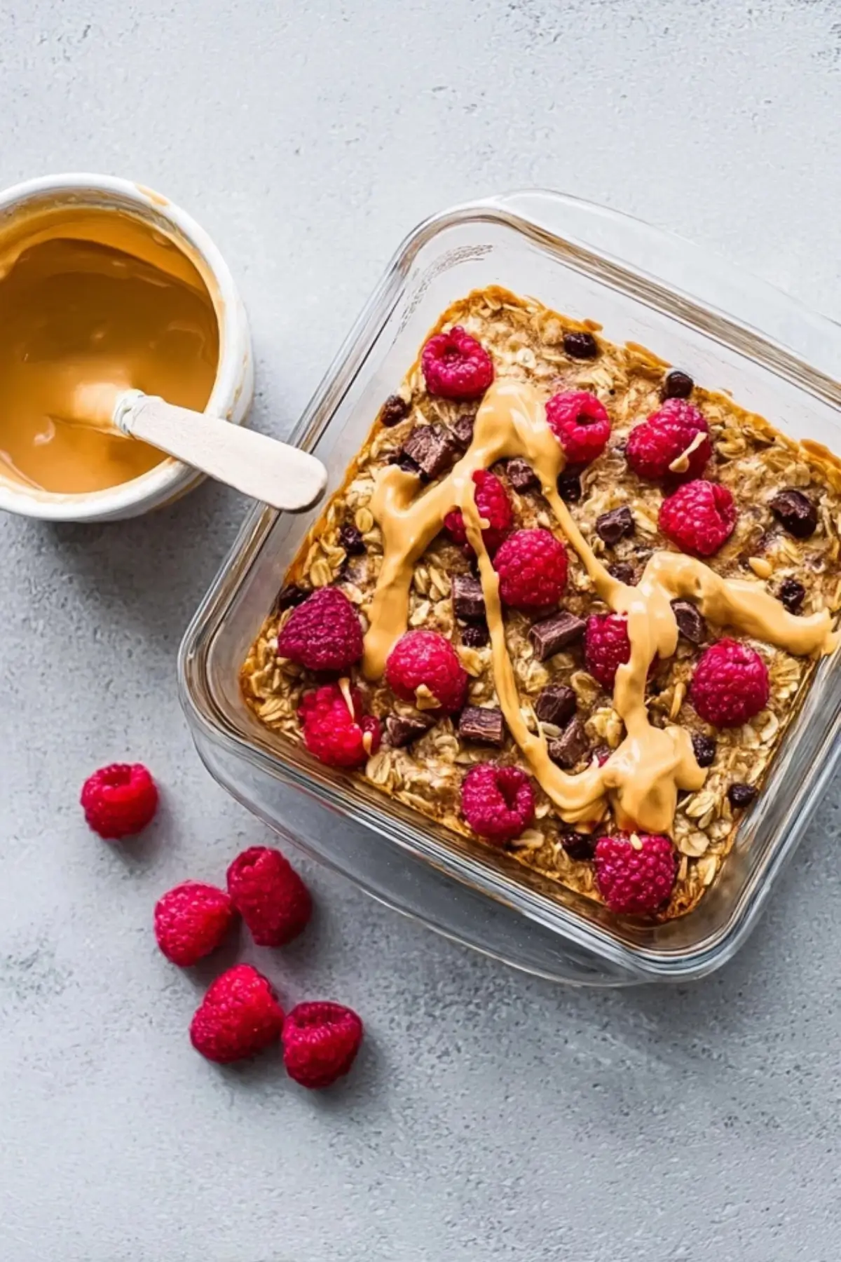 Baked Oatmeal - Haferflockenauflauf mit Früchten