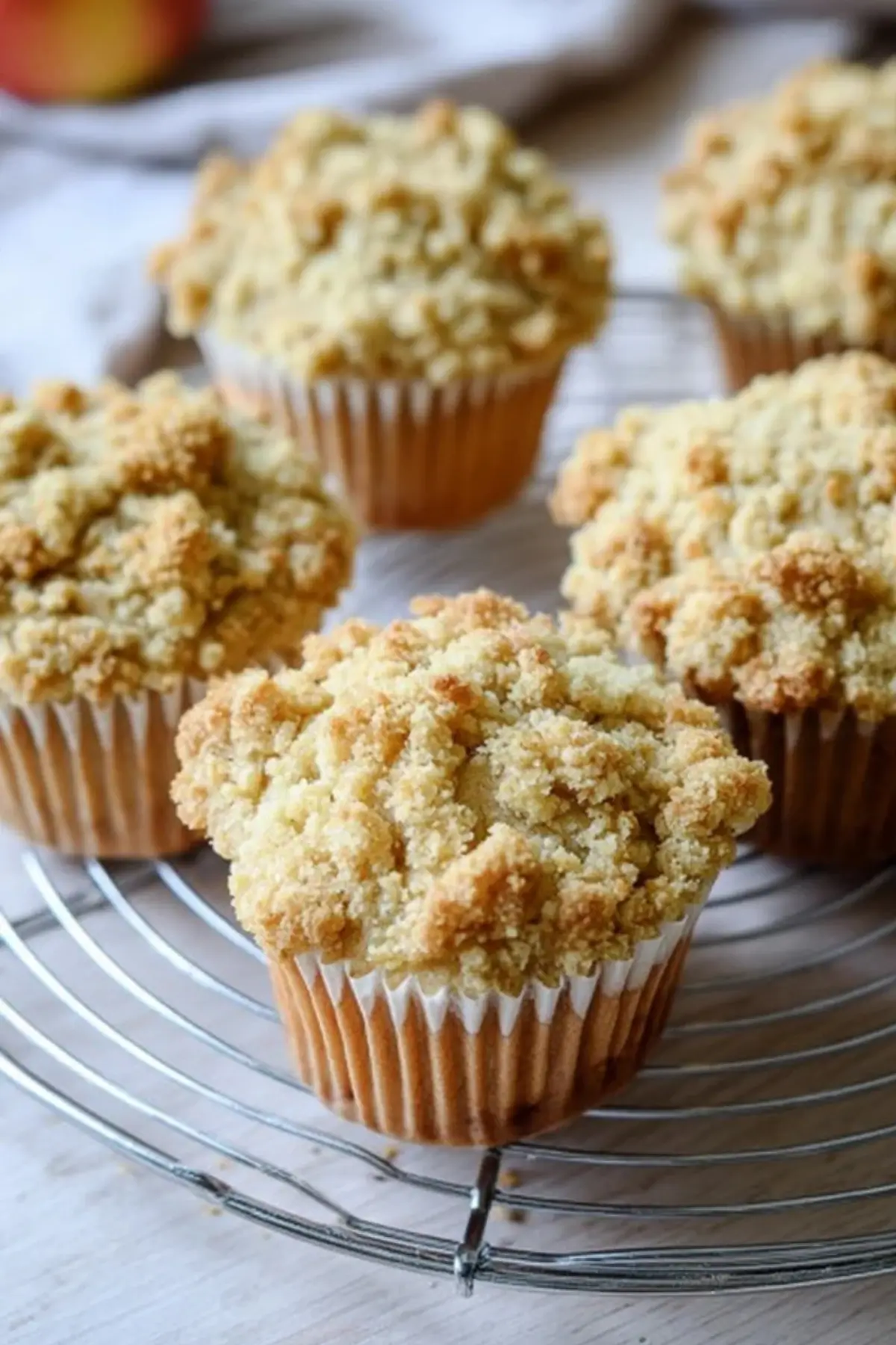 Apfel-Muffins mit knusprigen Streuseln - Noras Kreationen