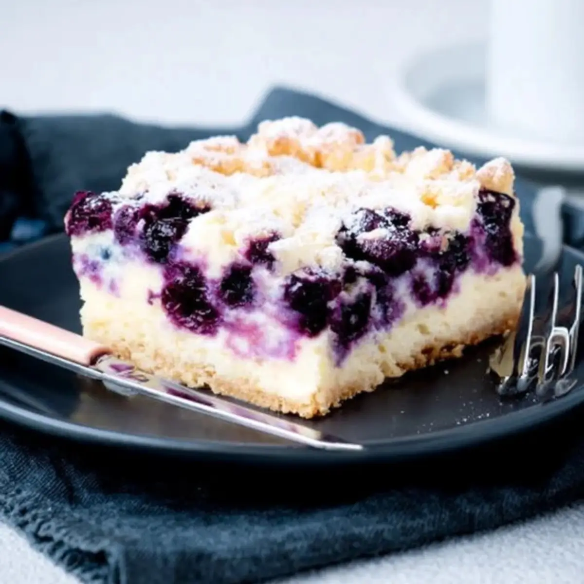 Blaubeer-Quark Kuchen